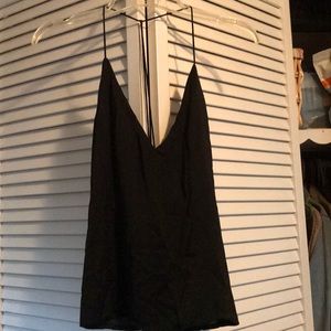 Black flowy tank top from Tobi never worn